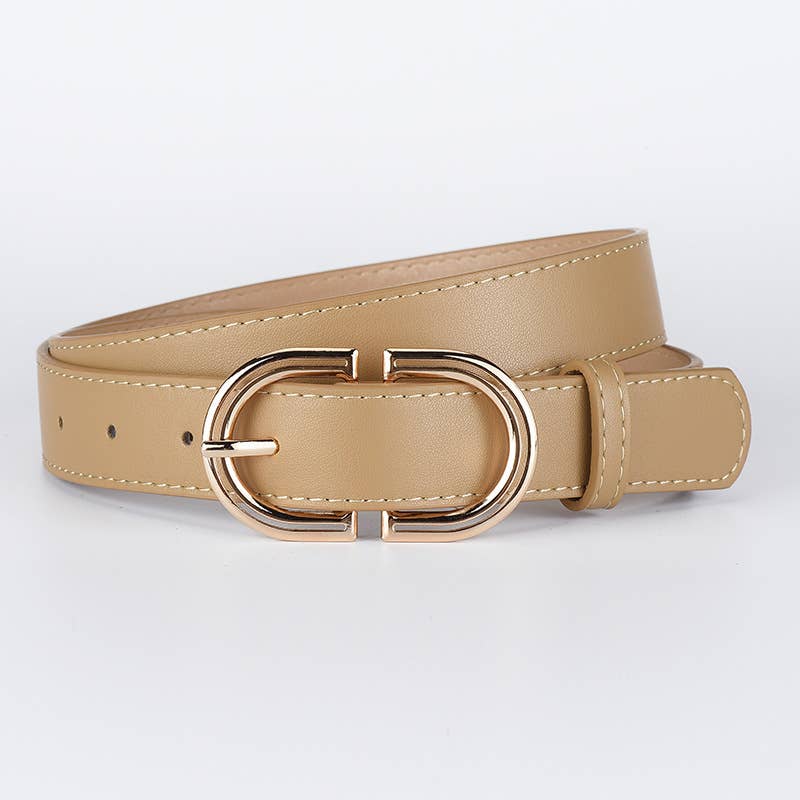 DRESS DECORATED SMALL BELT WITH SIMPLE BELT