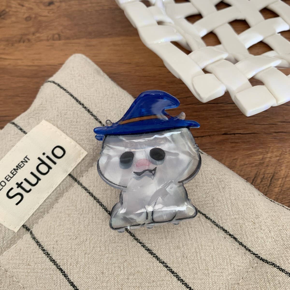 CWAHA07712_HALLOWEEN PUMPKIN BAT CLAW HAIR CLIP