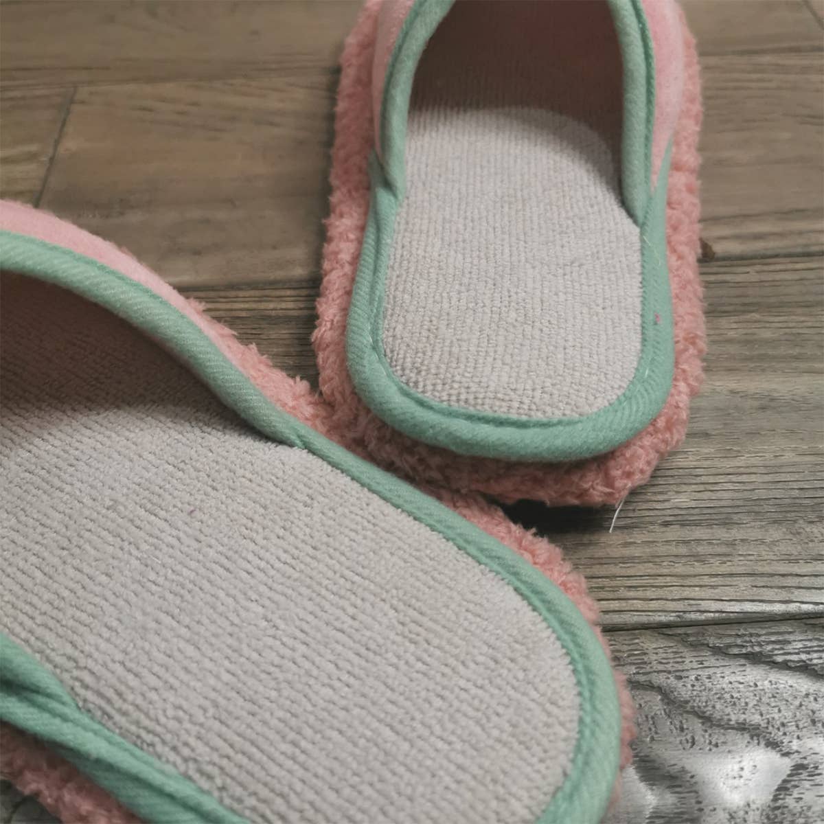 WASHABLE FUNNY MOP SHOES DUSTING CLEANING SLIPPER