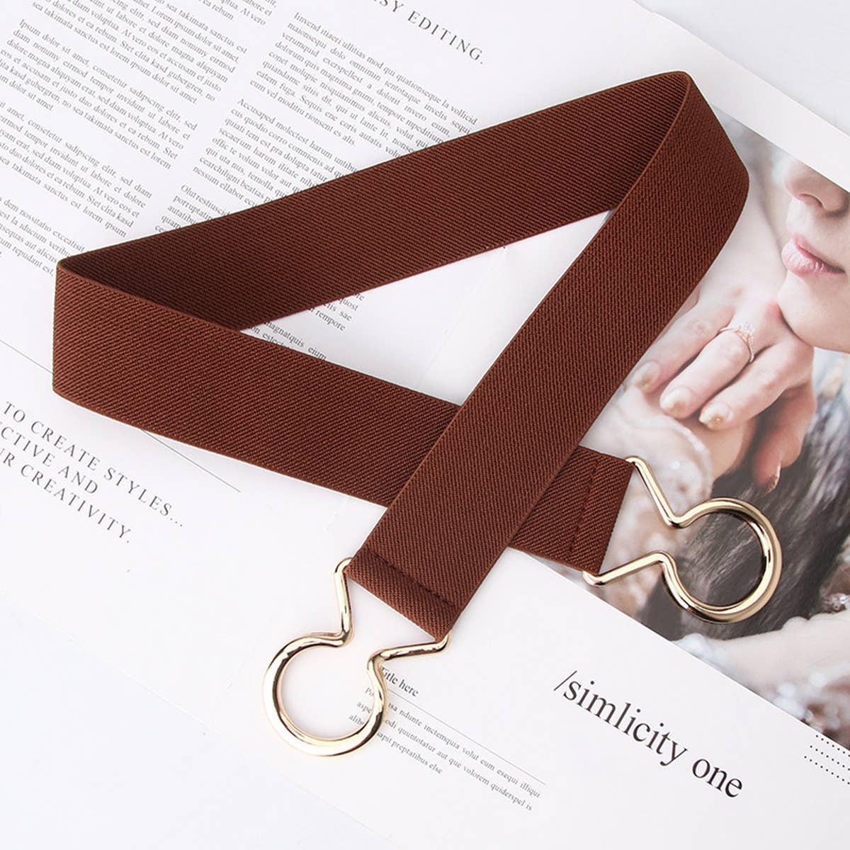 CWABE0917_FASHION ELASTIC WAIST BELT