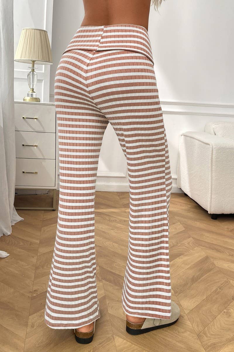 CWBLP00970_CASUAL STRAIGHT-LEG STRIPED LOUNGE PANTS