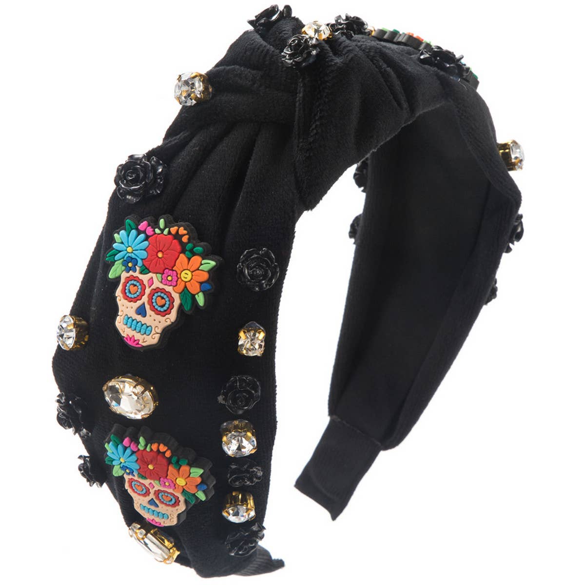 HALLOWEEN CARTOON SKULL CREATIVE HEADBAND_CWAHA1775