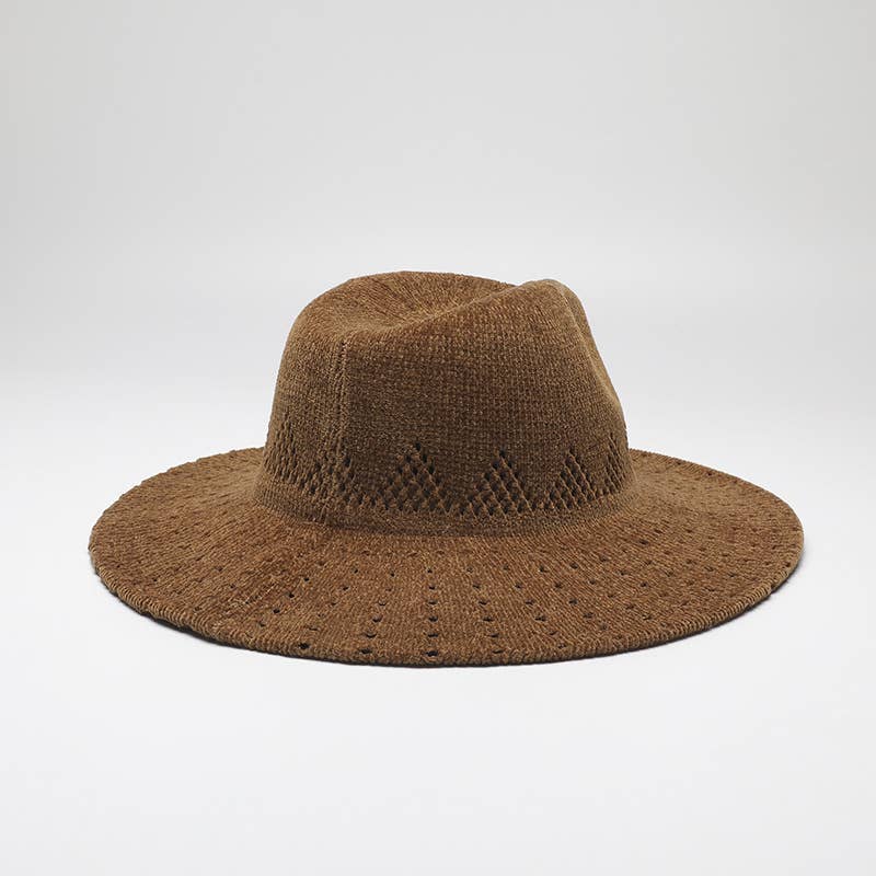 WOMEN RETRO HOLLOW PANAMA HAT_CWAH0586