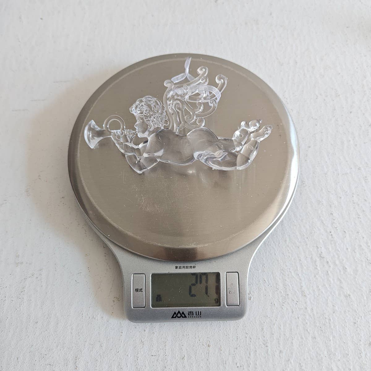 CWMM10184_CLEAR ANGEL BALLERINA CUPID ACRYLIC ORNAMENTS