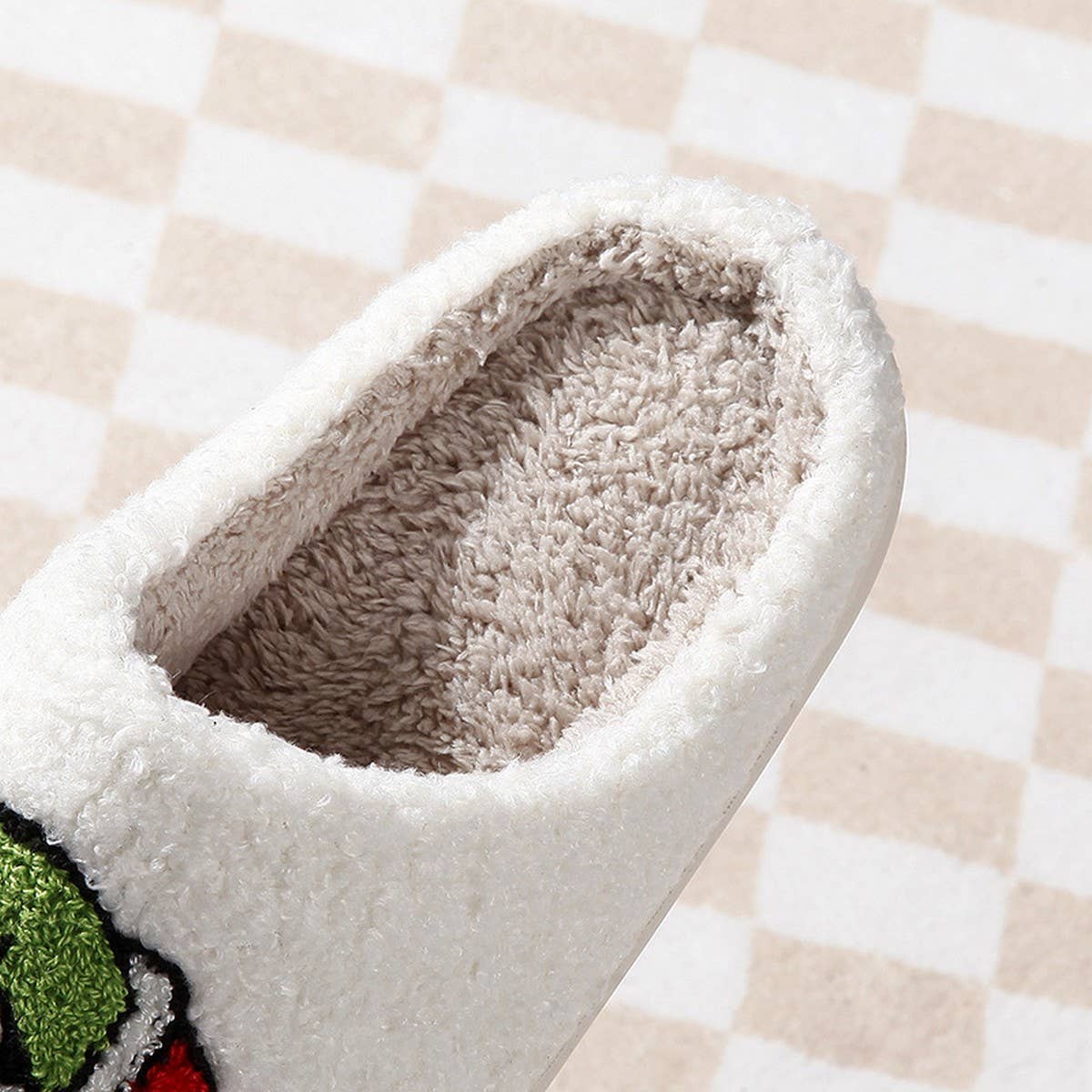HOME LEISURE CHRISTMAS NON-SLIP WARM SLIPPERS