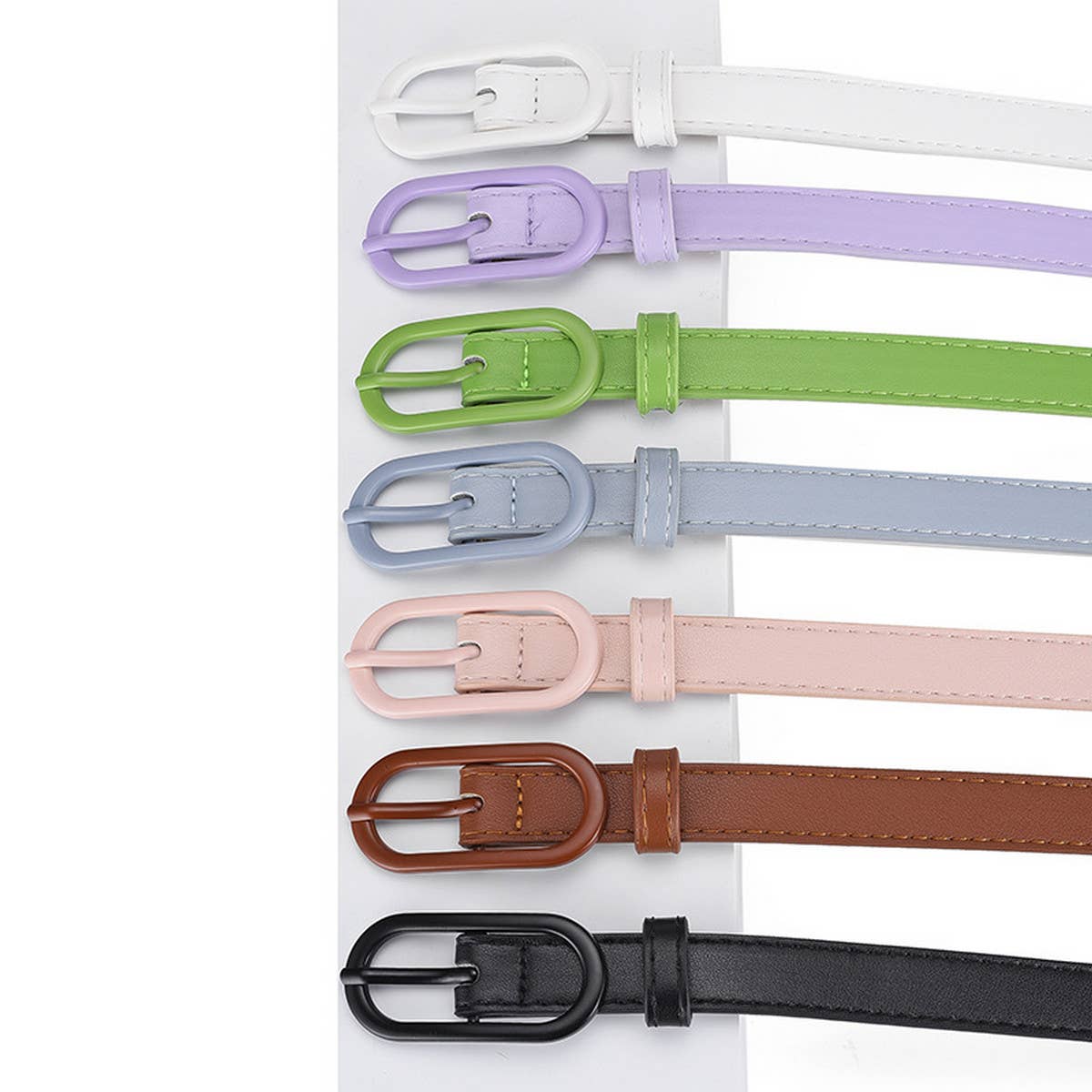 VERSATILE NEW OVAL PIN BUCKLE BELT_CWABE0587