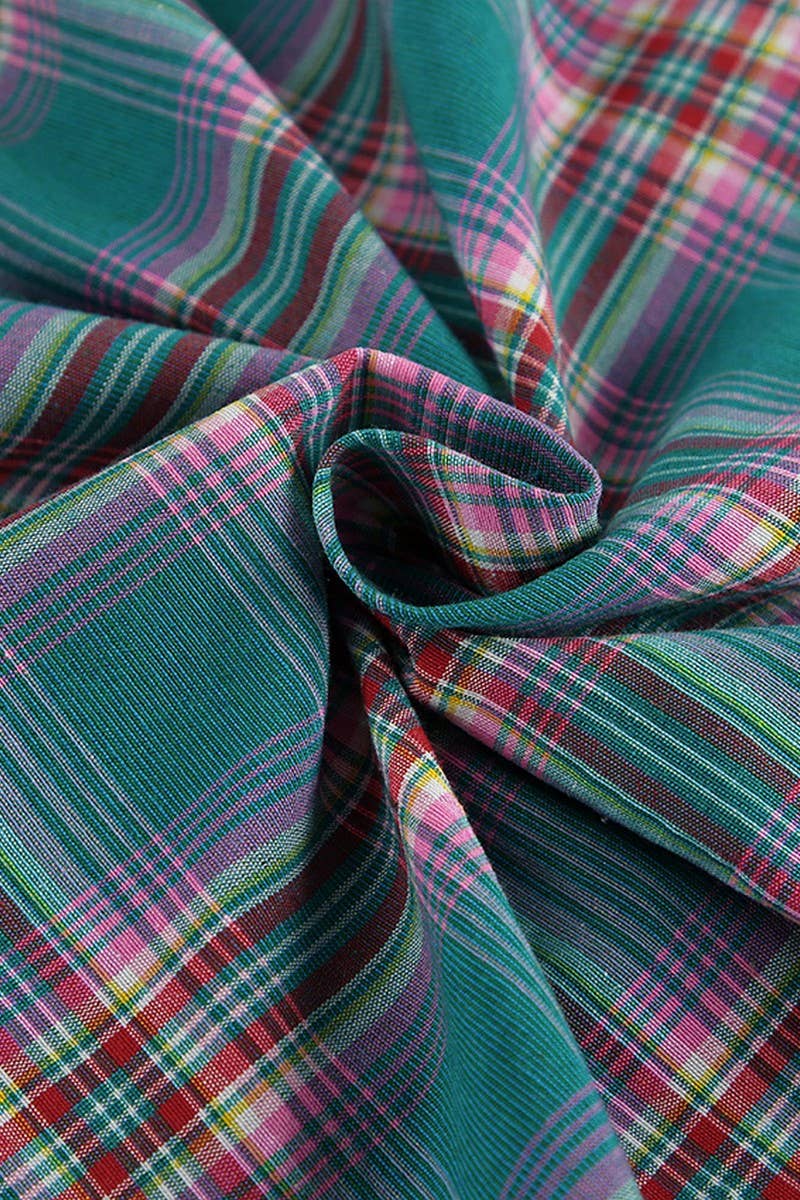 CWTBLL00618_VERSATILE PLAID PERSONALIZED LONG-SLEEVED SHIRT