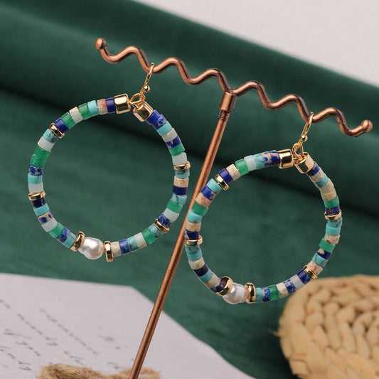 NEW SIMPLE AND FASHIONABLE ROUND EARRINGS