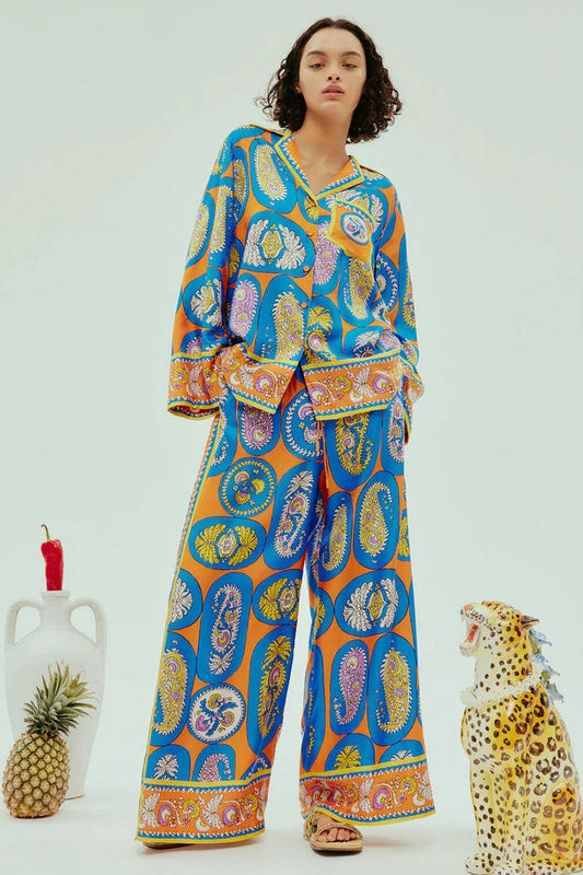 CWSS1240_FASHION HOLIDAY LOOSE CASUAL TWO-PIECE