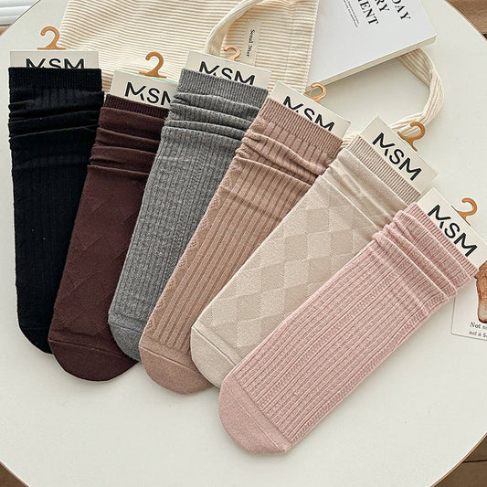 AUTUMN AND WINTER ALL-MATCH MID-CALF SOCKS_CWMS1066