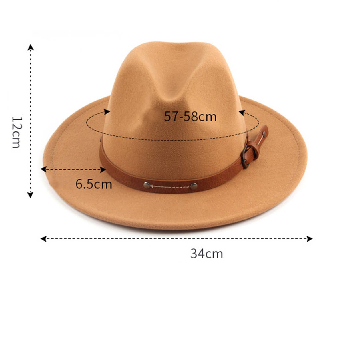 FASHION WOOL FELT HAT JAZZ HAT BIG HAT_CWAH0768