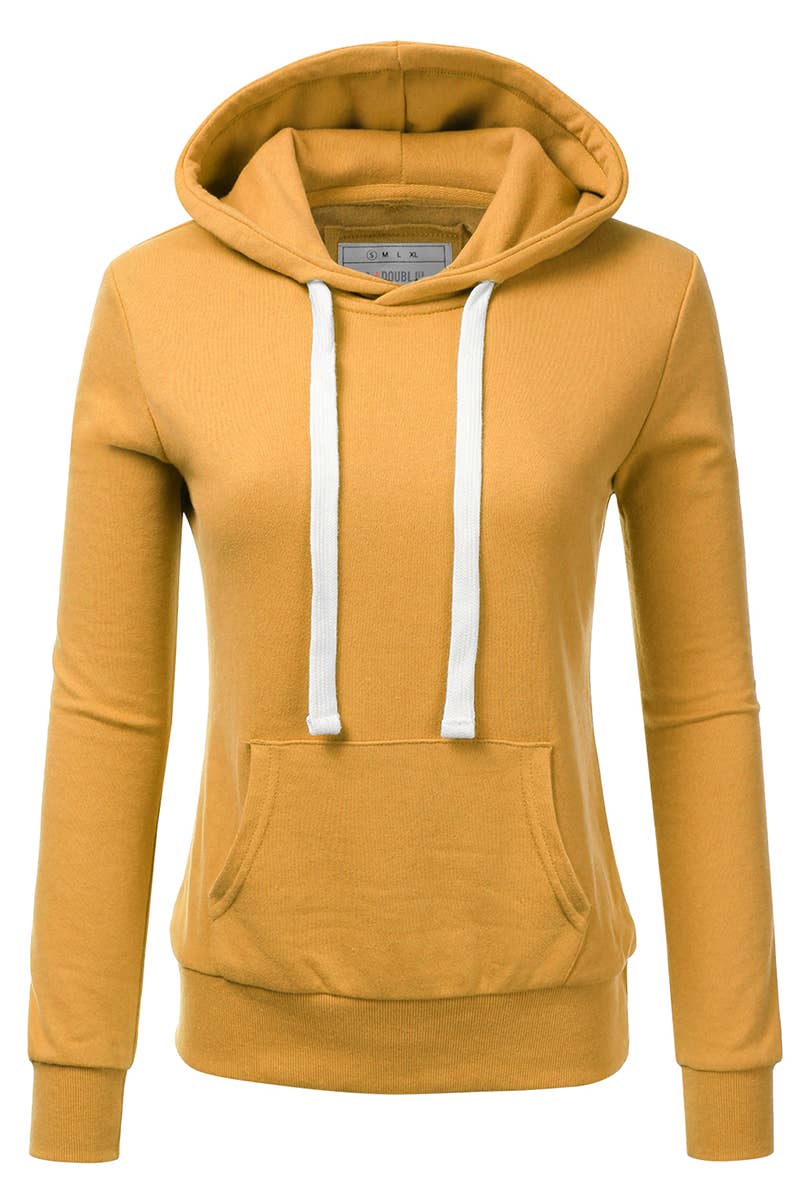 AWOHOL193_Basic Lightweight Pullover Hoodie