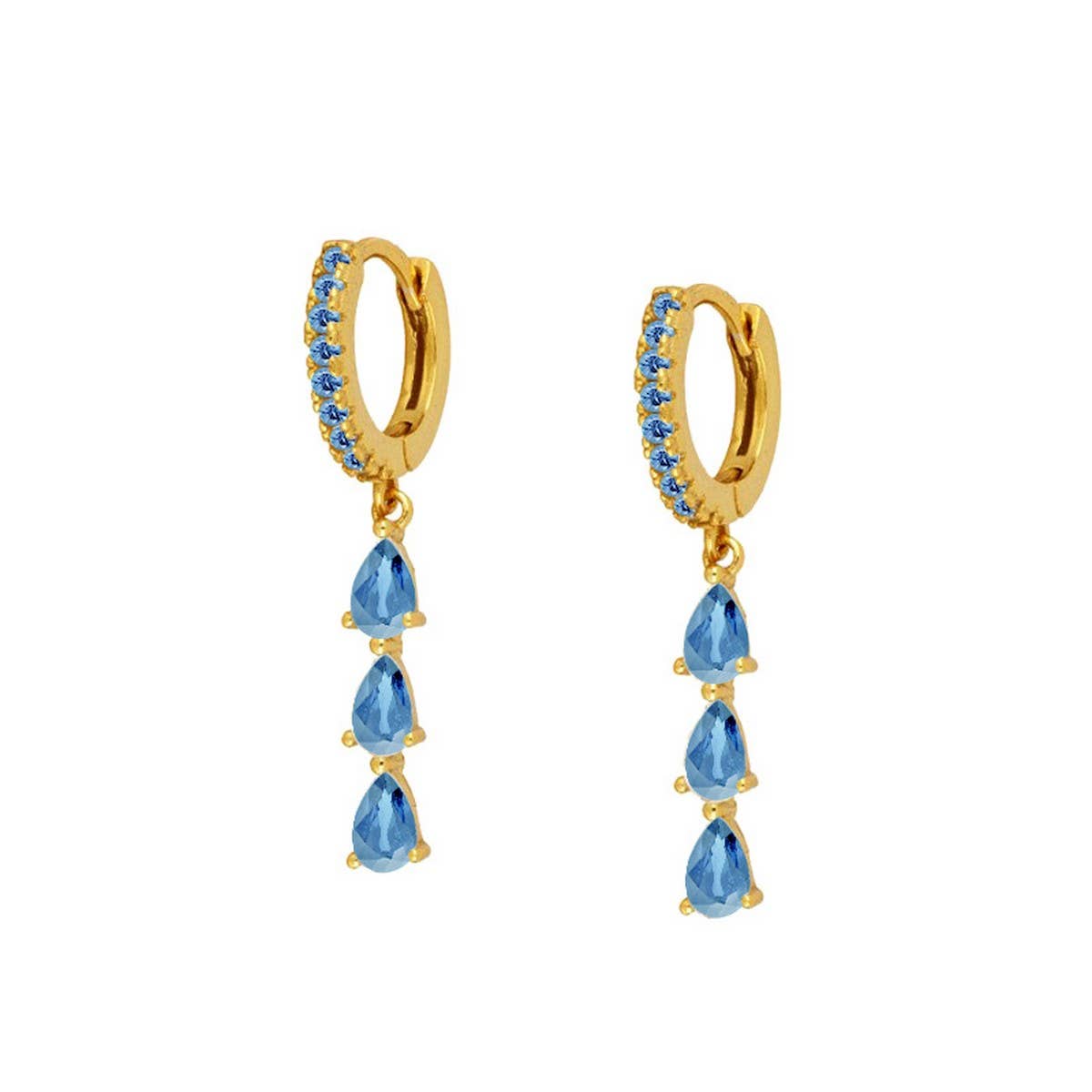 TEARDROP SHAPE MINIMALIST FASHION EARRINGS