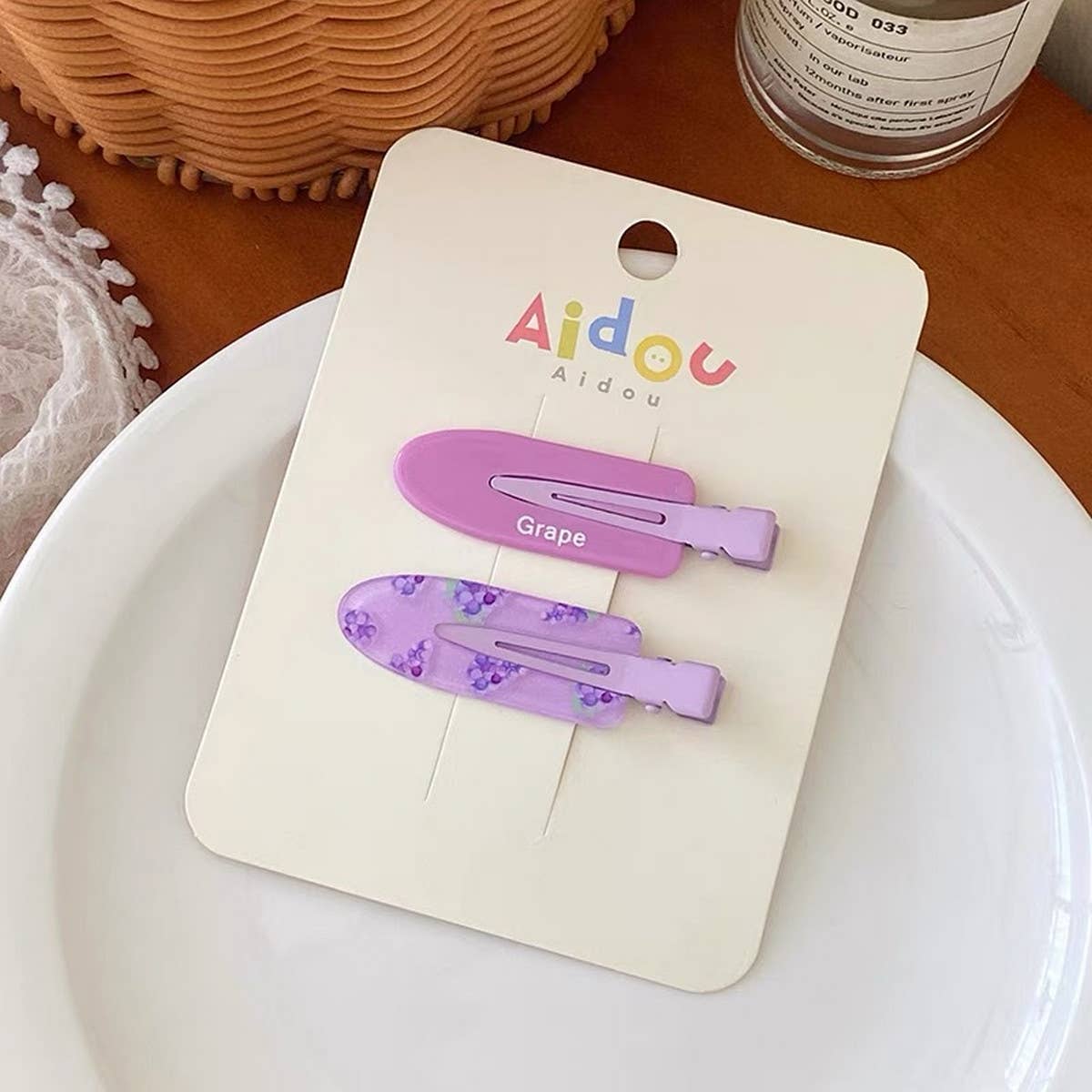 Jelly Color No-Crease Hair Clip - Cute Makeup Pin_CWAHA1373