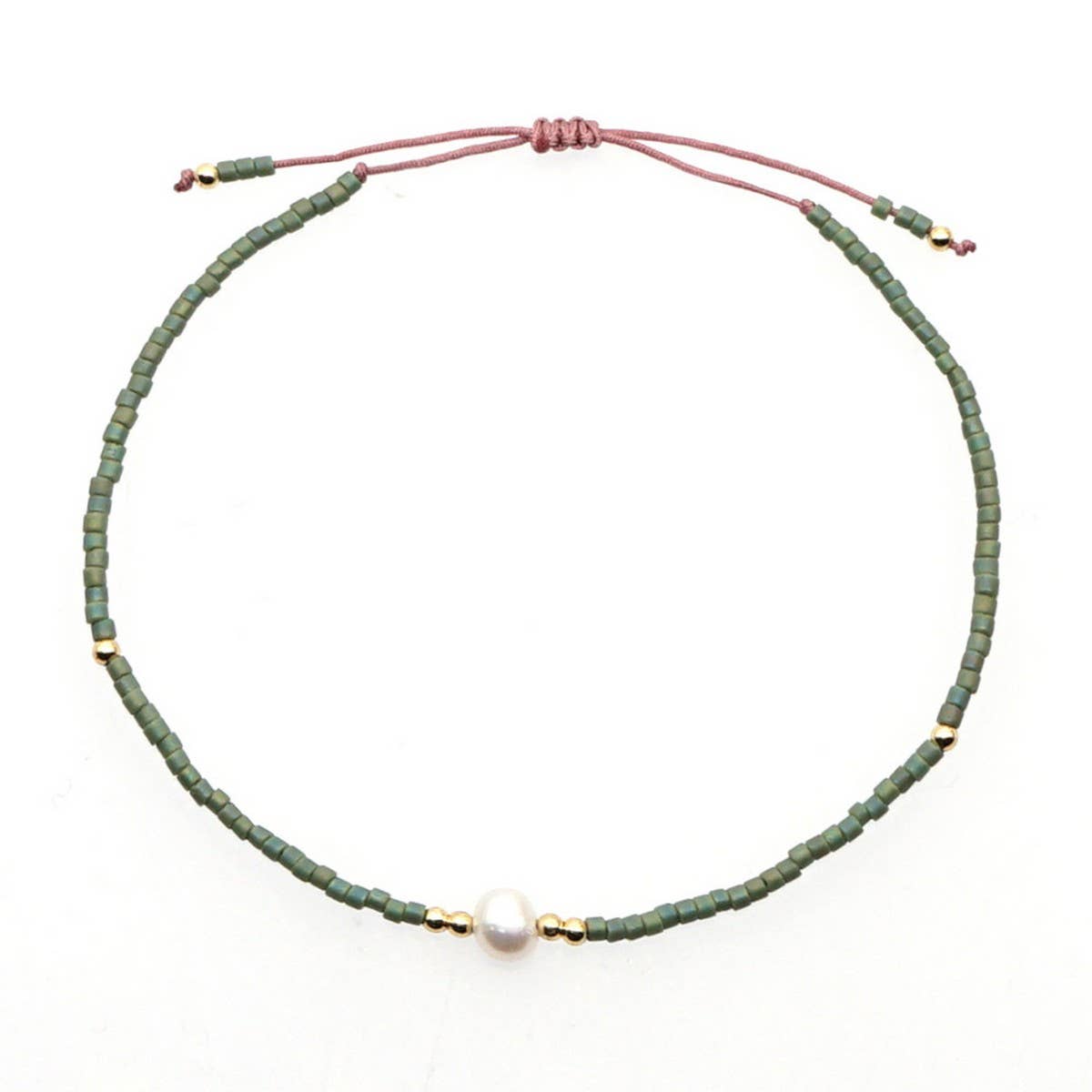 HAND-WOVEN FASHIONABLE RICE BEADS BRACELET_CWAB4621