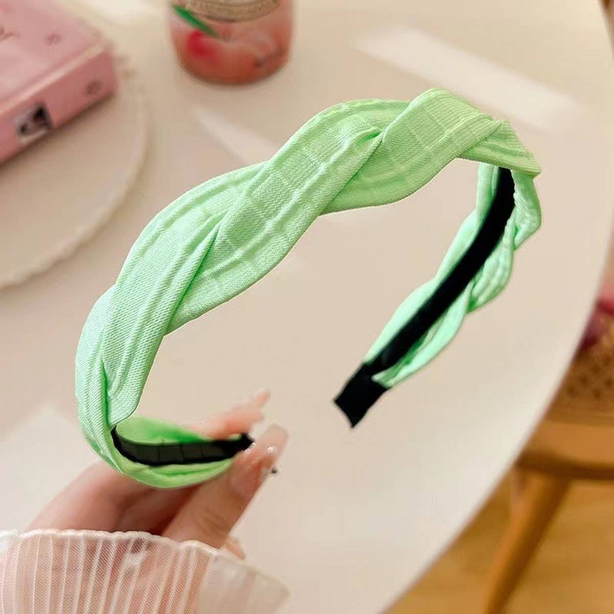 COLORFUL CROSS BRAID HEADBAND_CWAHA1696