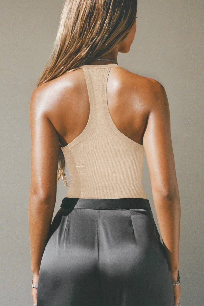 CWOV0772_HOLLOW HALTER NECK CAMISOLE CROPPED TOP