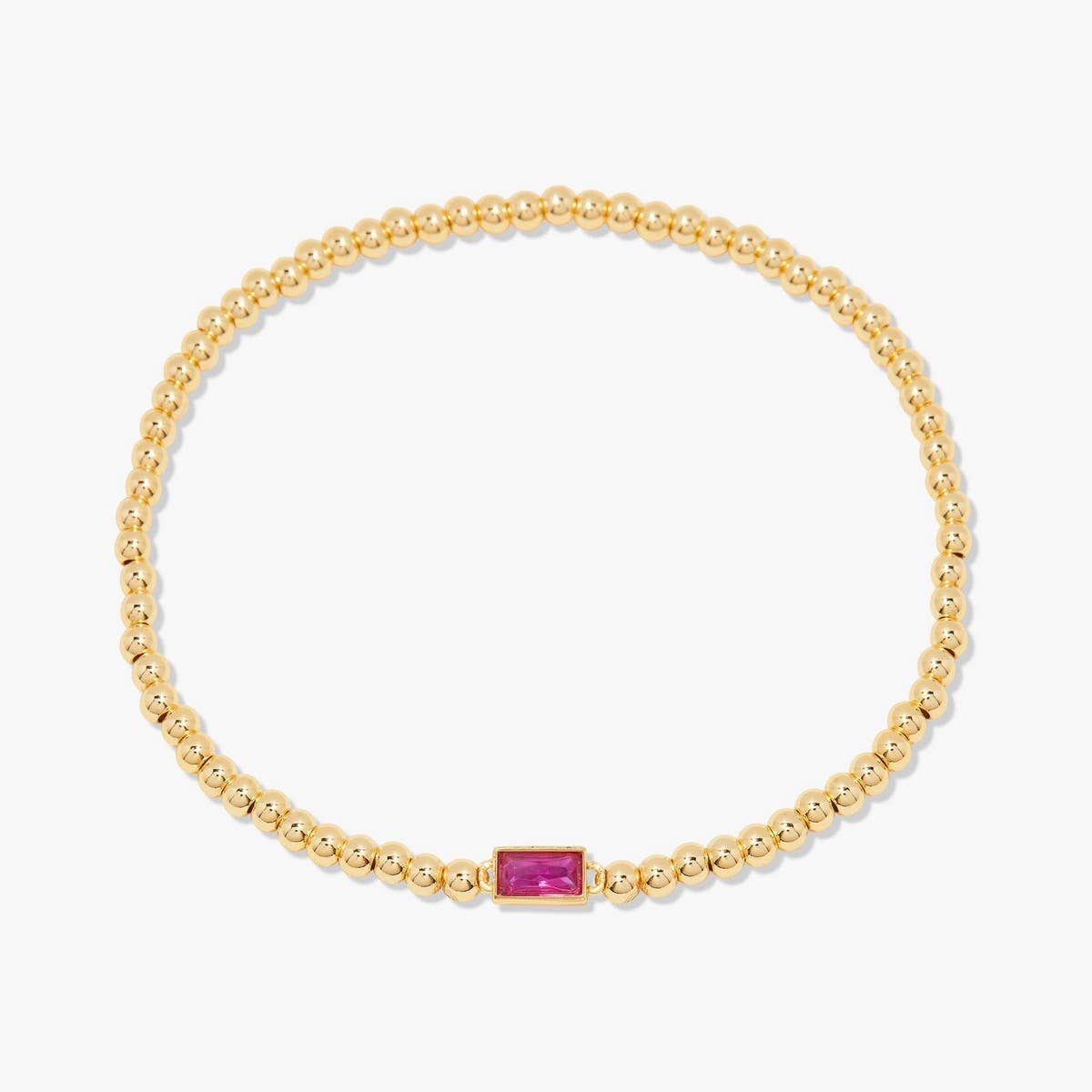Simple December birthstone bracelet for women_CWMM5546