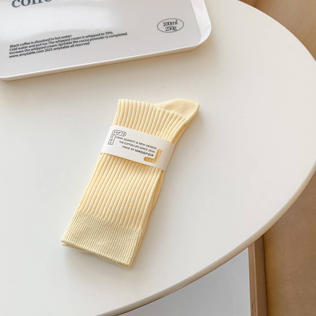 CWMS2495_SPRING AND SUMMER MACARON COLOR SOCKS