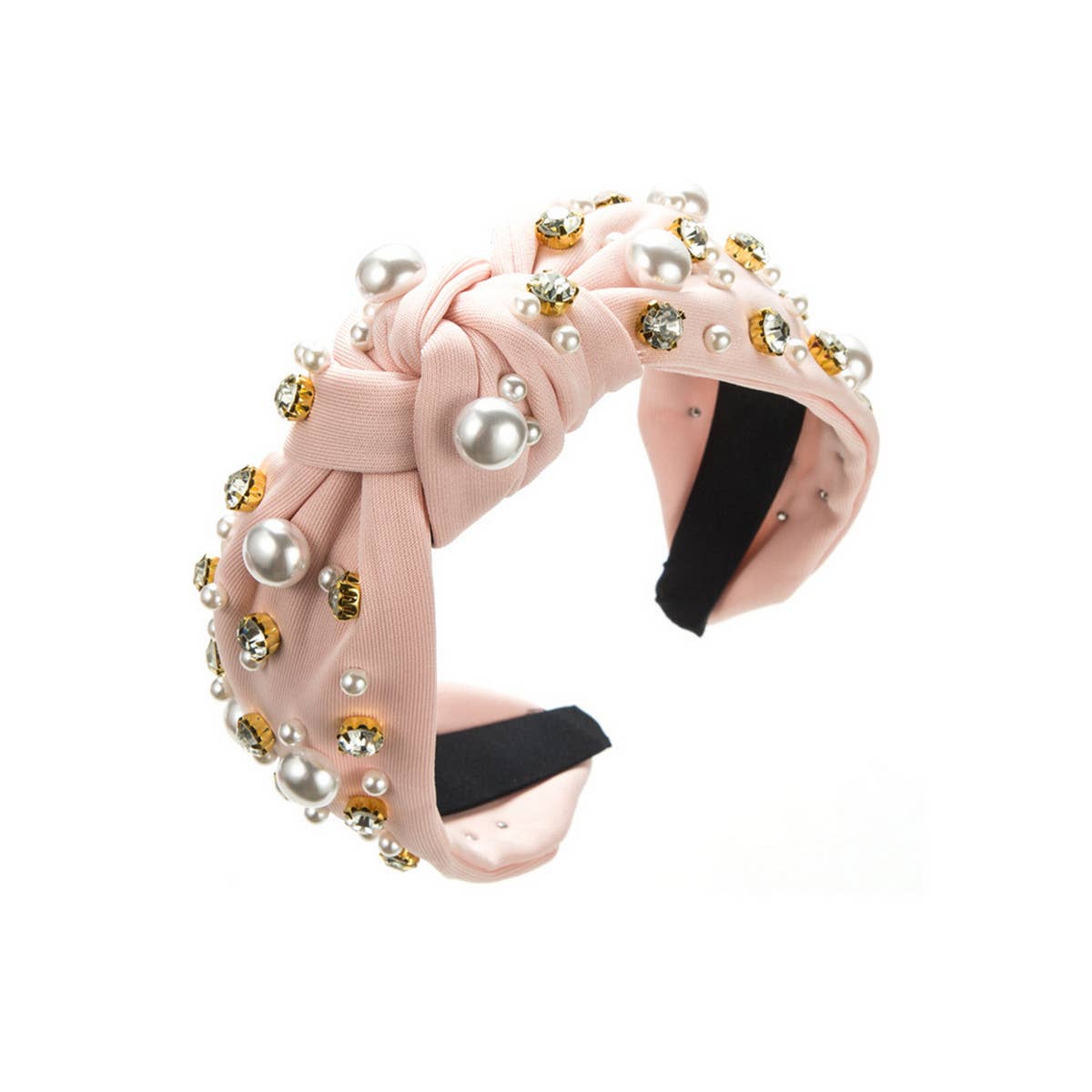 NEW FASHIONABLE WIDE-BRIMMED PEARL HAIRBAND_CWAHA0813