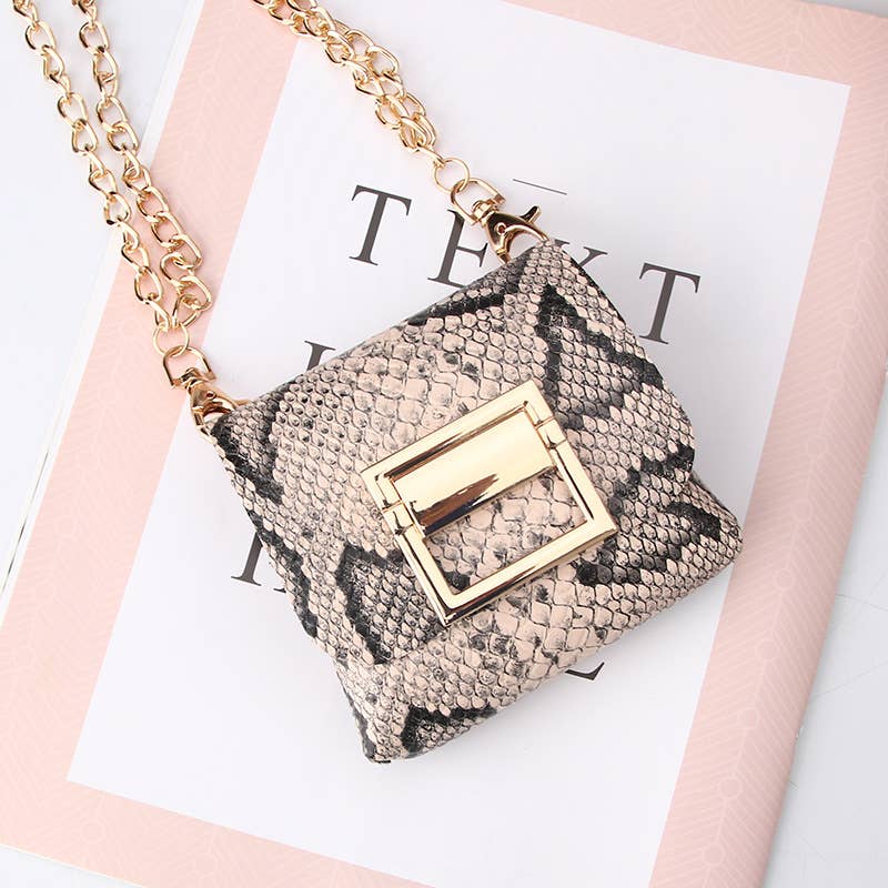 Chain single-shoulder crossbody mini waist bag