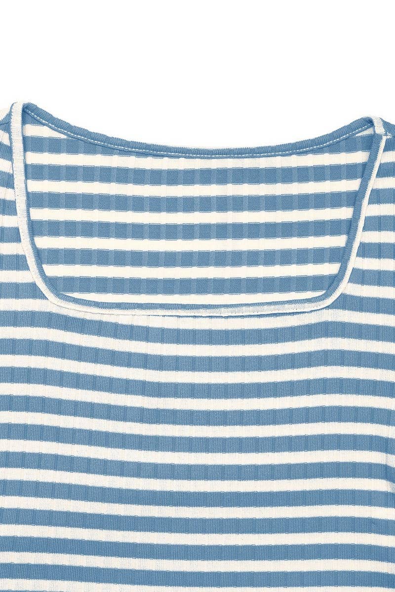 CWSTB00397_STRIPED SLIM FIT SPORTY LOUNGEWEAR SET