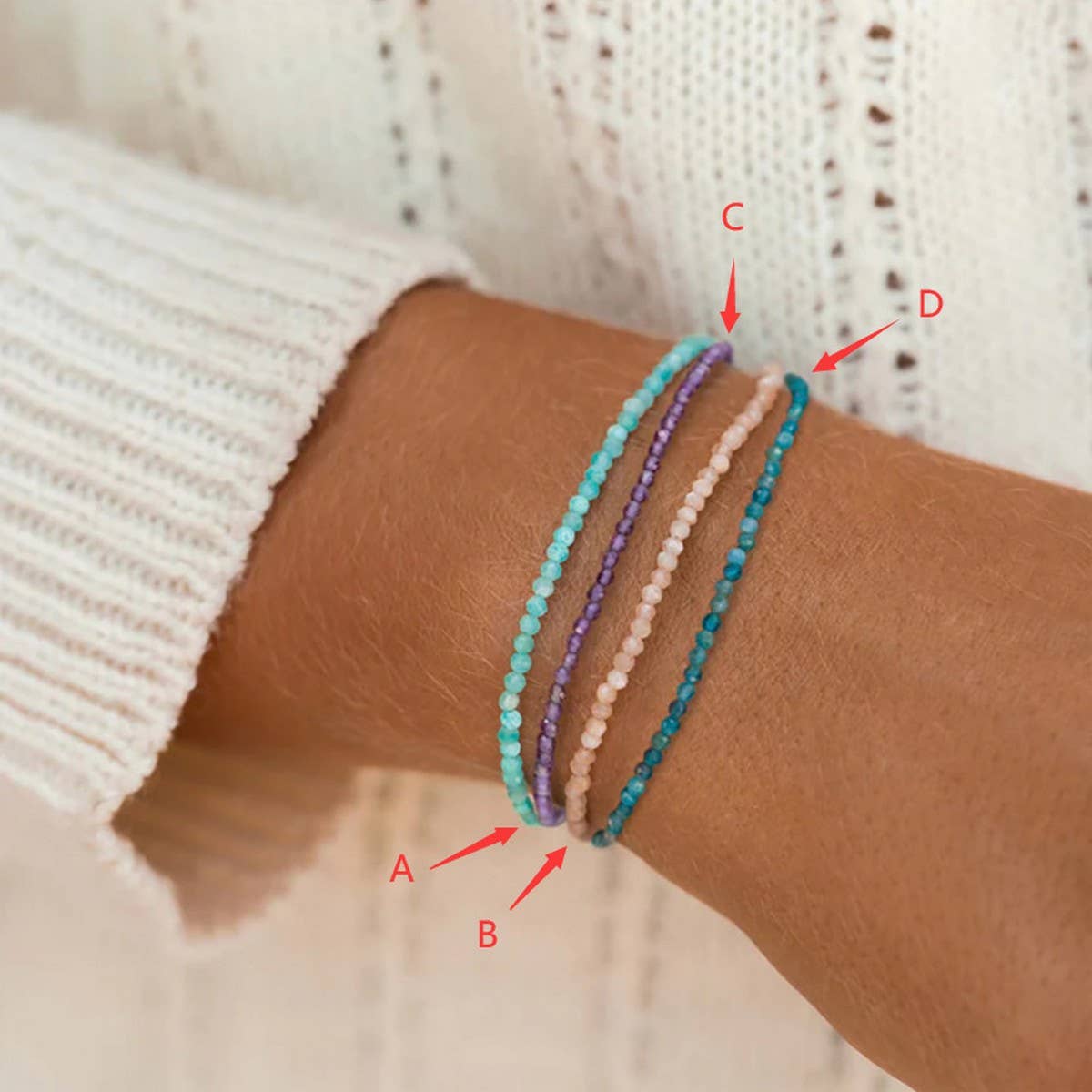 FASHION NATURAL STONE BEADED BRACELET_CWMM3866