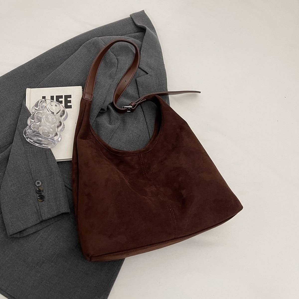 2024 NEW LAZY STYLE SIMPLE COMMUTER TOTE BAG_CWAB3274