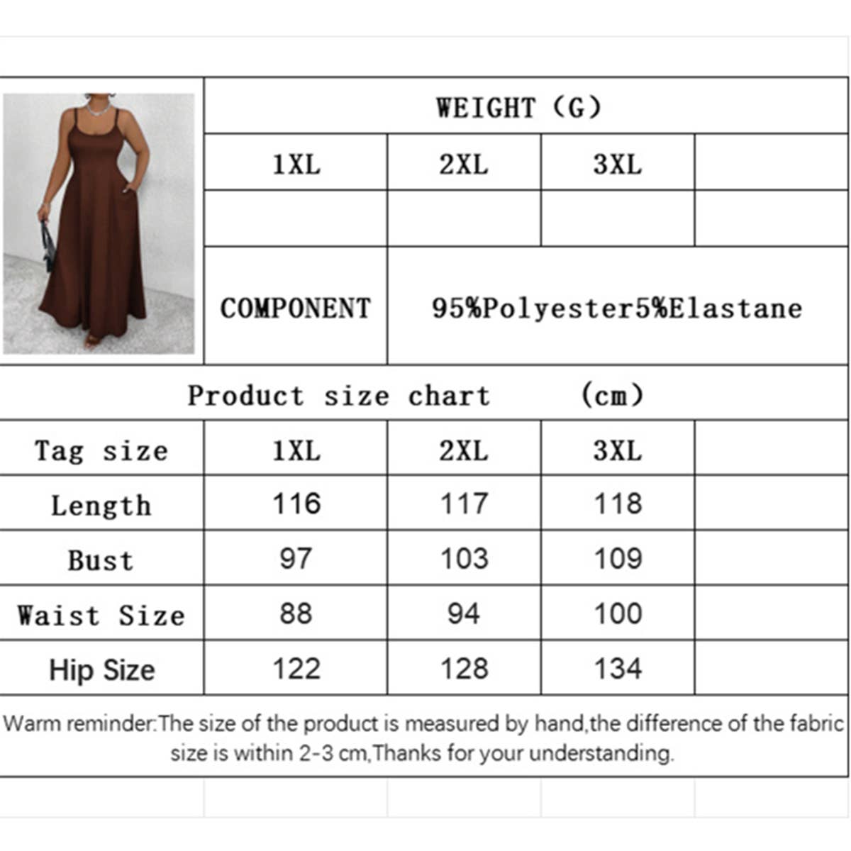 Chic Plus Size Sleeveless Waist-Tied Long Dress