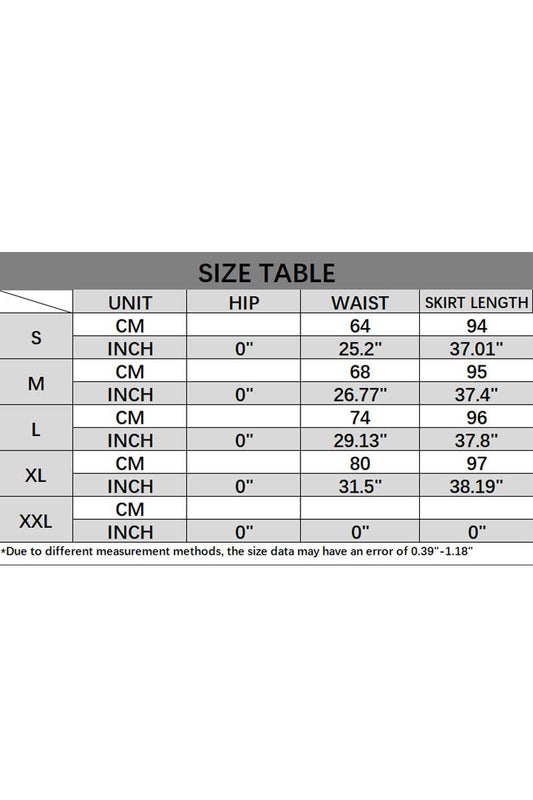 CWBLS0437_SMALL FLORAL BELT THREE-LAYER PATCHWORK LONG SKIRT