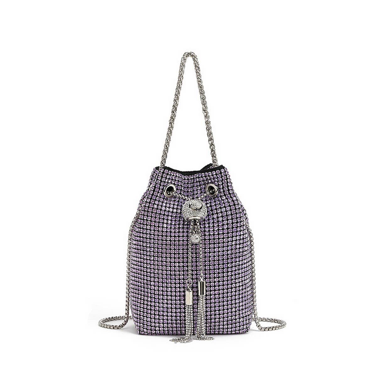 FASHION CHAIN NEW RHINESTONE LANTERN EVENING BAG_CWAB3592