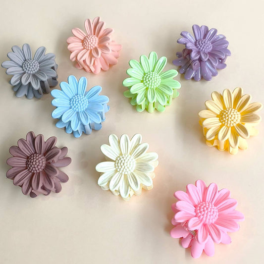 Candy Color Floral Claw Clip for Women & Girls_CWAHA1043