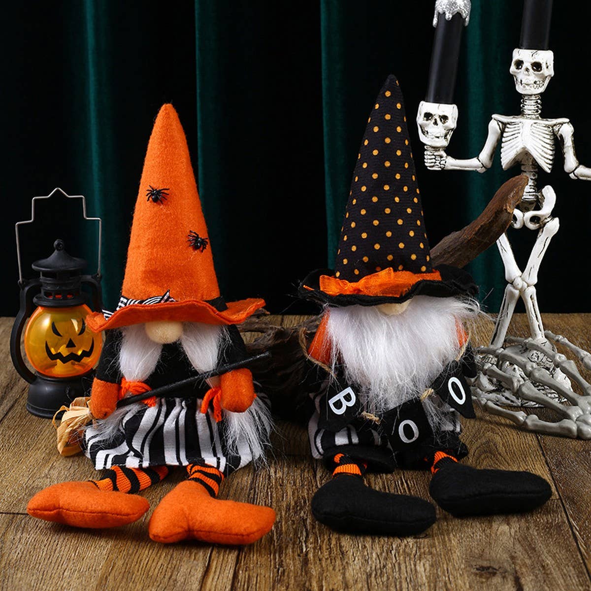 HALLOWEEN FACELESS OLD MAN DOLL DECORATION