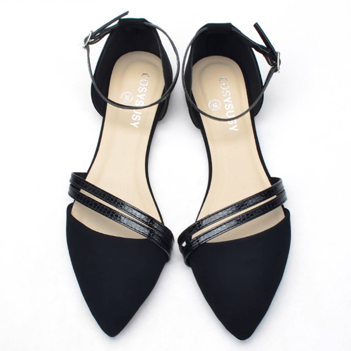 WOMEN POINTED FLAT SANDALS