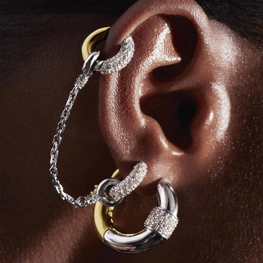 Fashionable And Exquisite Earrings With Chain_CWAJE5128