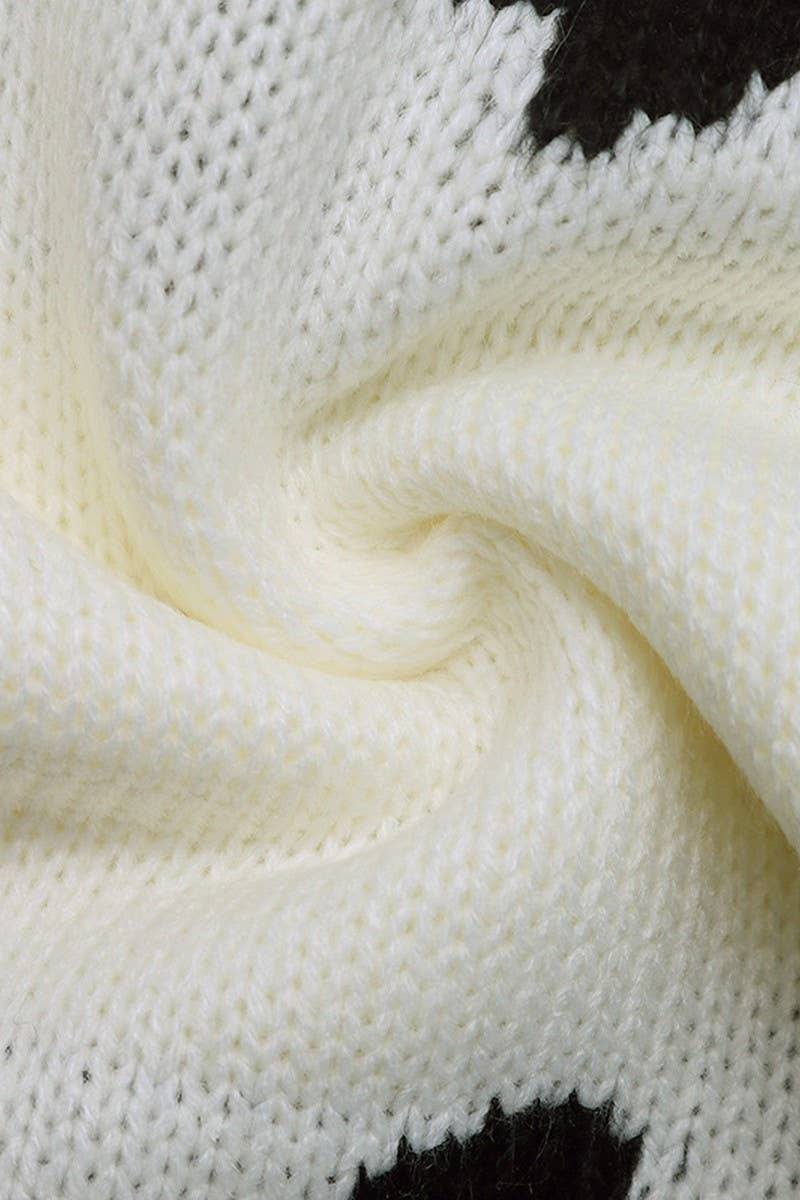 CWOCAL2318_WOMEN'S TIE FRONT BOW KNIT CARDIGAN SWEATER