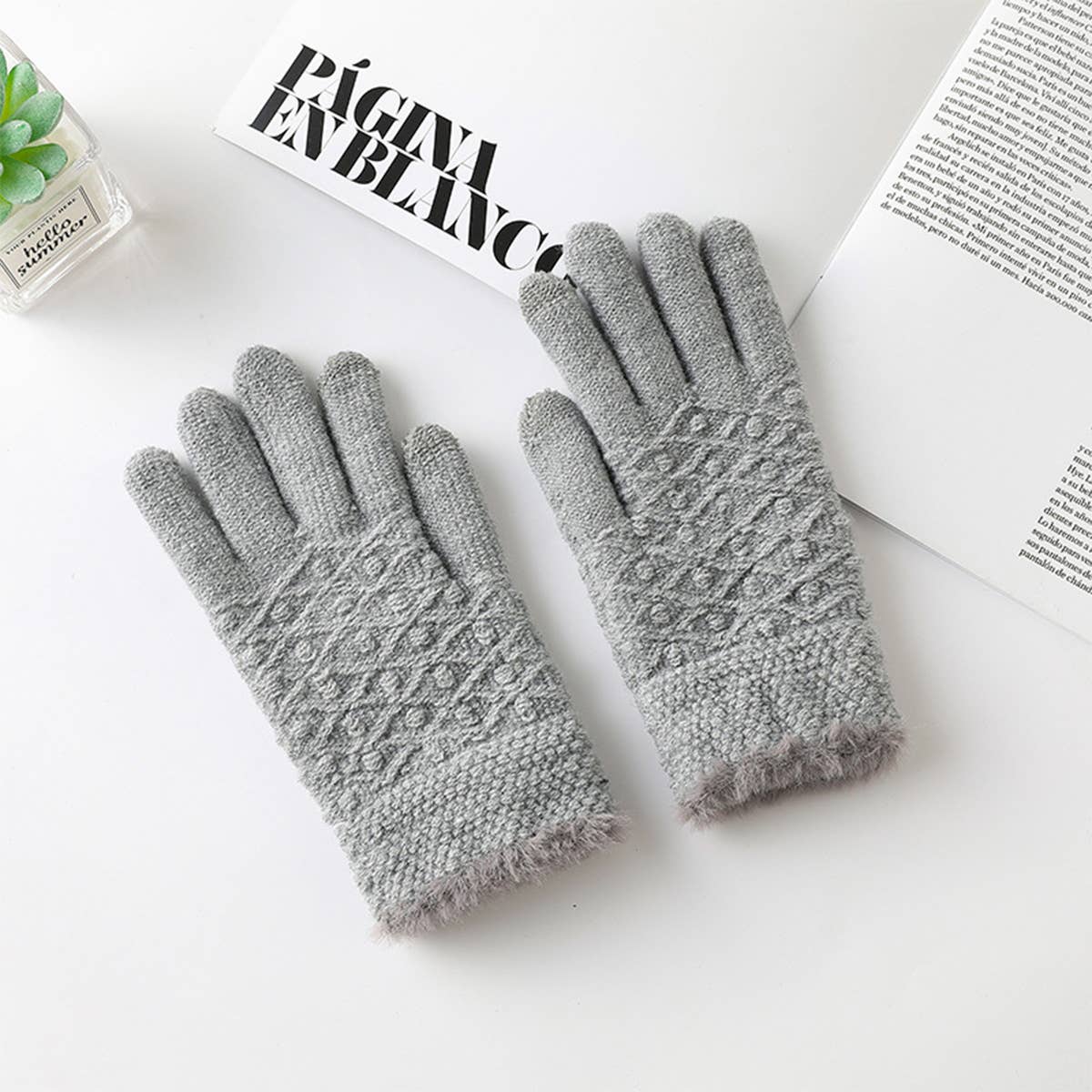 WOMEN'S WARM TOUCH SCREEN FASHION GLOVES_CWMM1503