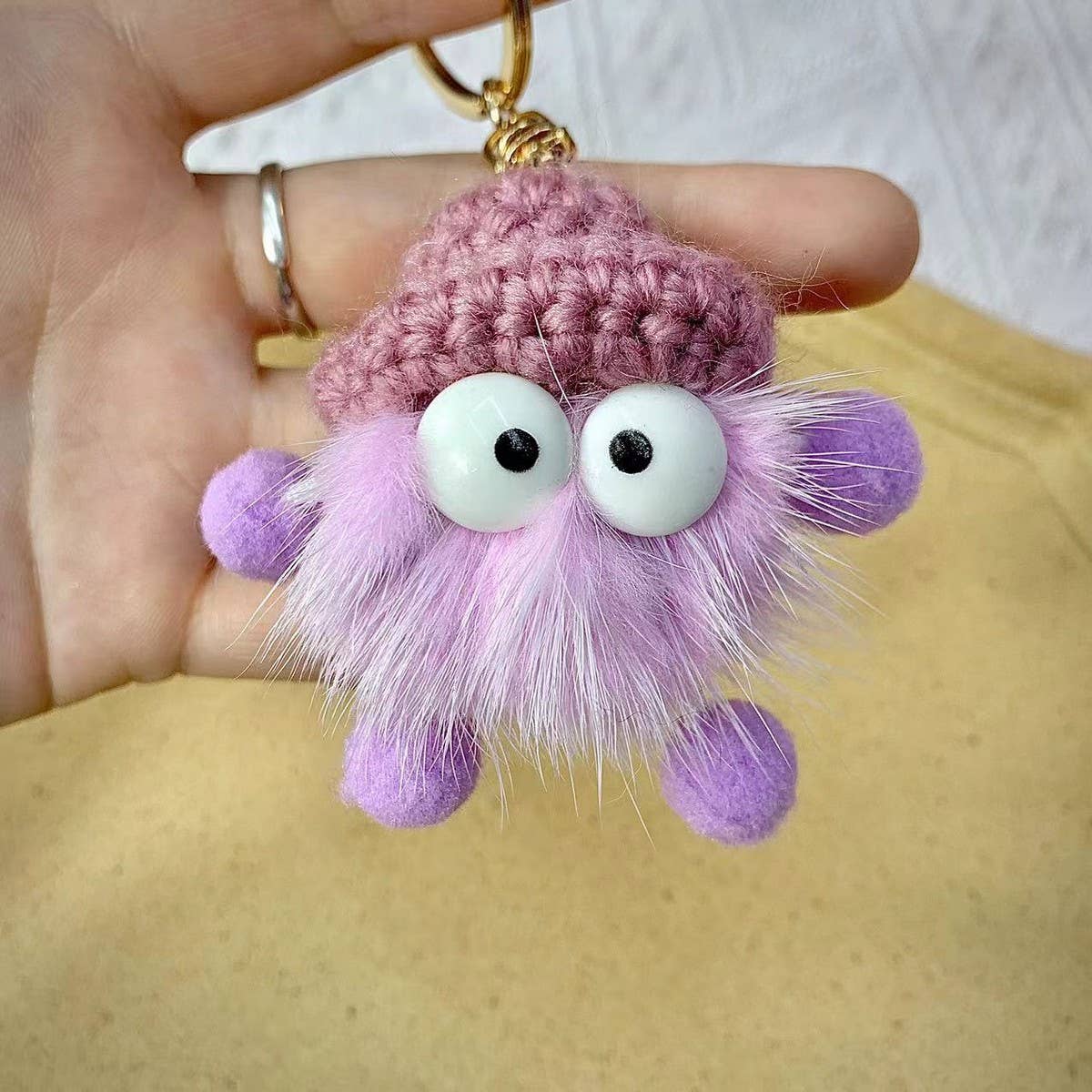 CWMM10414_SOOT SPRITE KEYCHAIN CUTE BAG CHARM