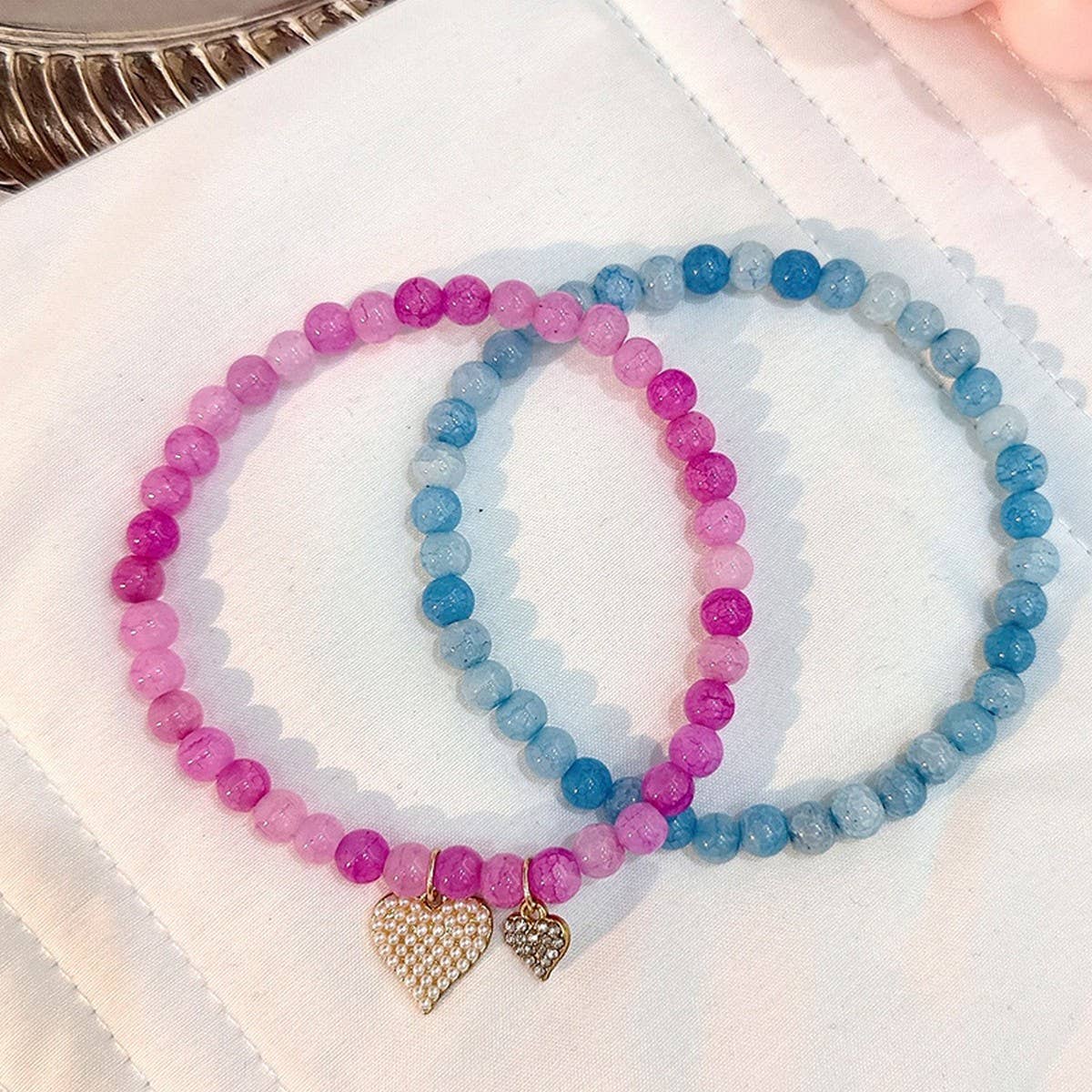 Vintage Boho Crystal Anklet ? Floral Beach Style