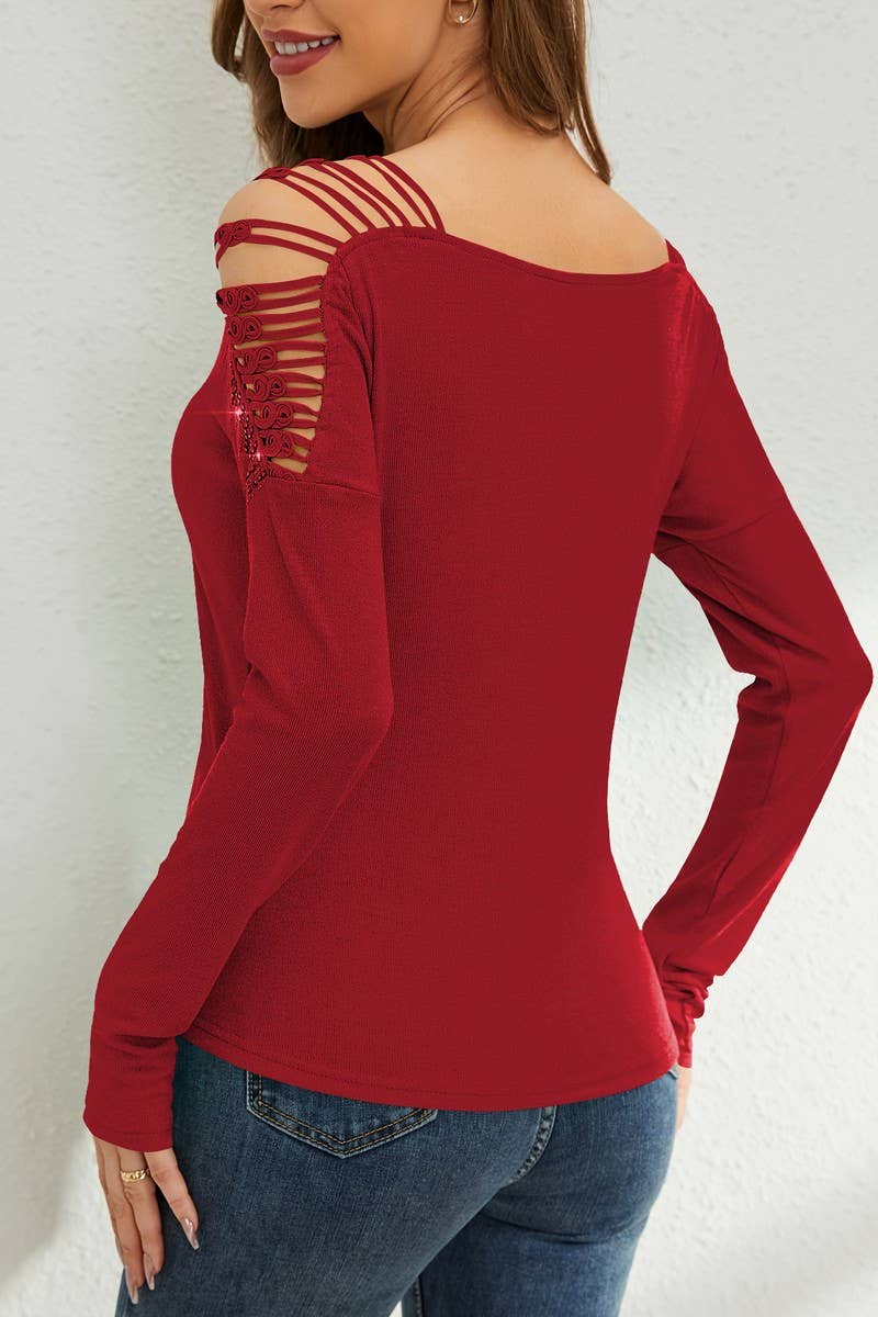 CWTBLL3502_V-NECK HEAVY-DUTY HOT-DRILLED HOLLOW TOP