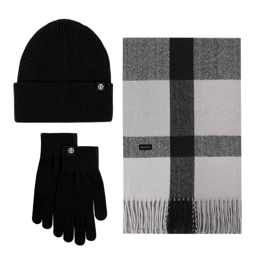 WINTER SHAWL COLD-PROOF THICKENED KNITTED SUIT