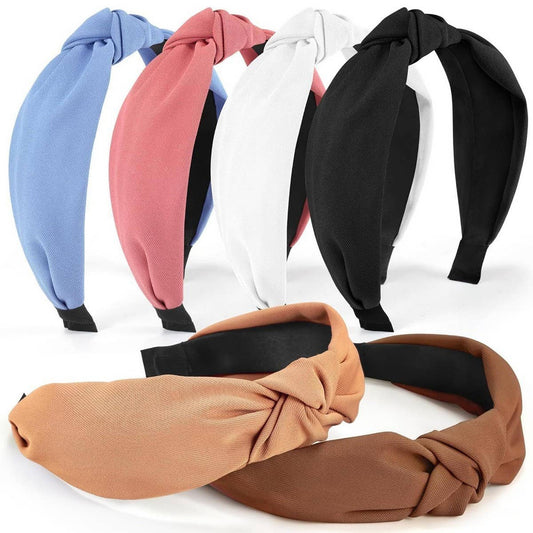 FASHION TOP KNOT FABRIC HEADBAND_CWAHA1376
