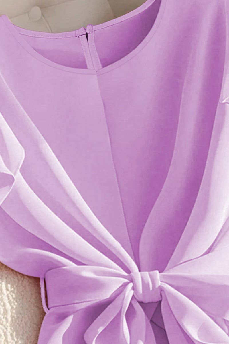 CWTBLSL0960_SUMMER TEMPERAMENT SHORT SLEEVE THIN SHIRT