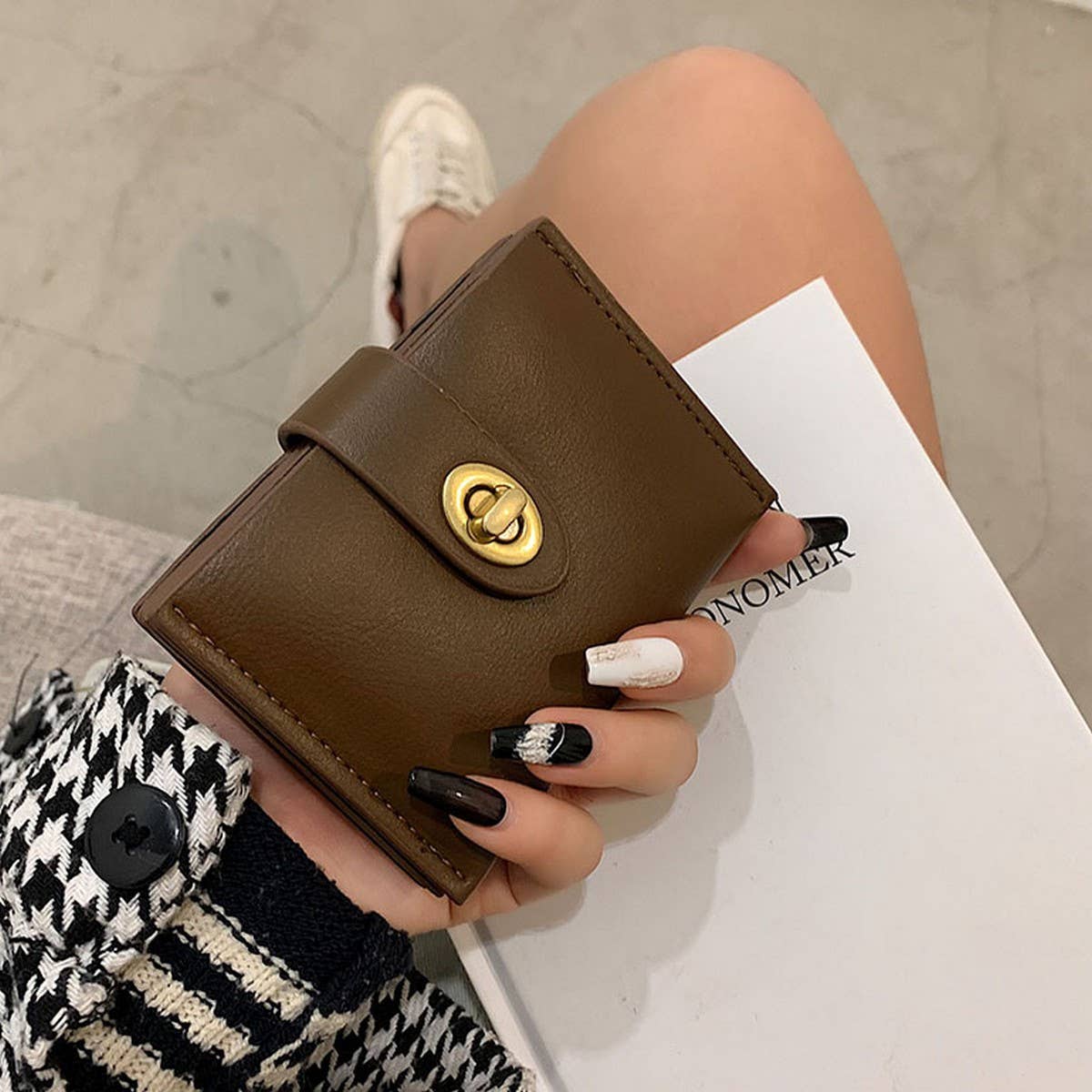 RETRO SIMPLE SHORT WALLET_CWAB2561