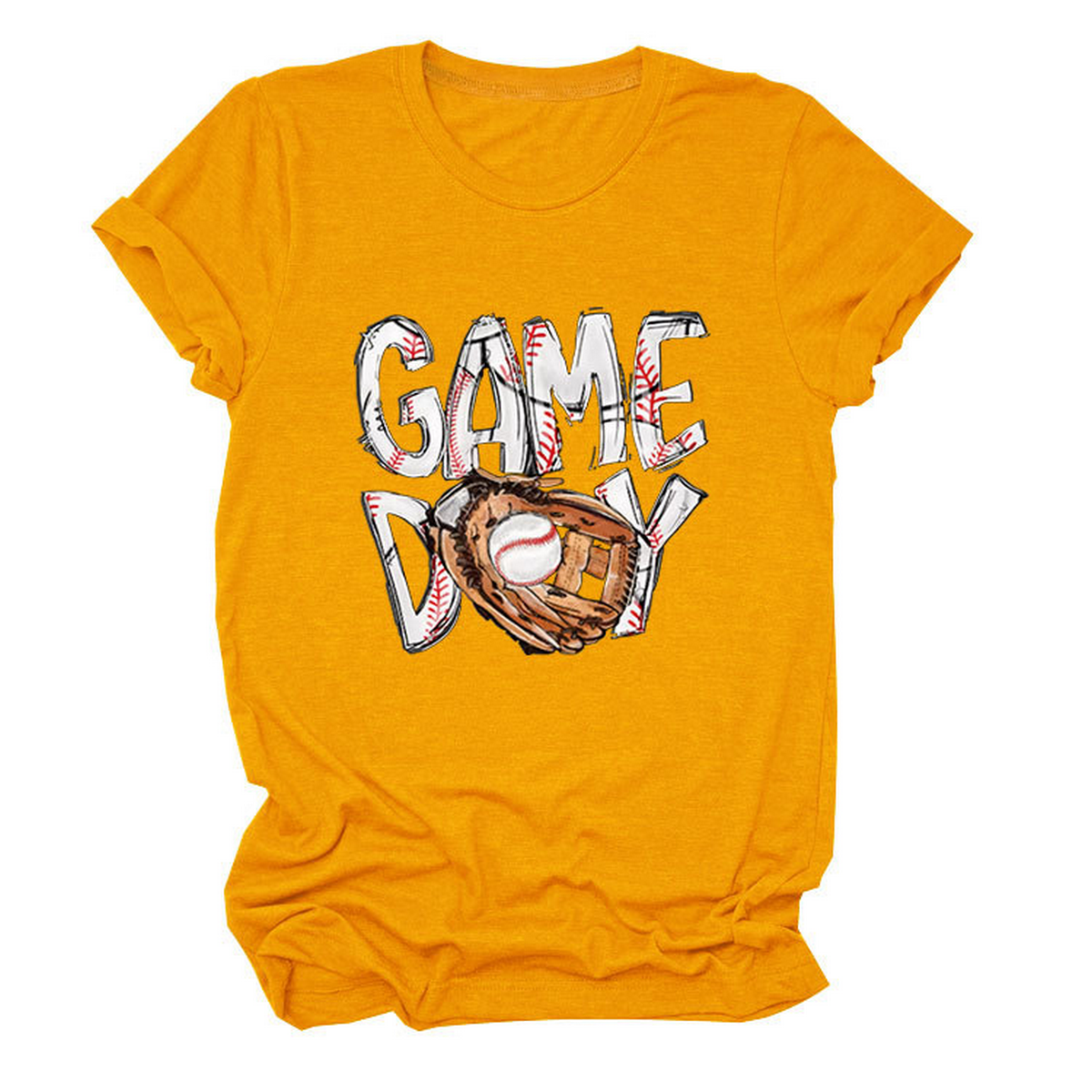 New Women's Plus Size Short Sleeve Glove Tee_CWTTS1513