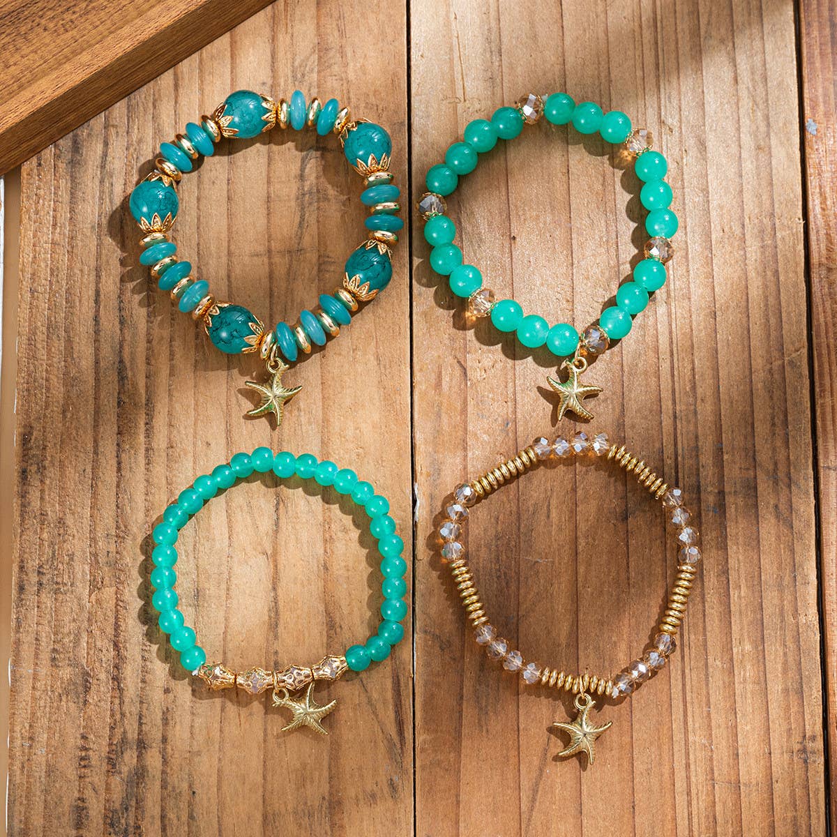 WOMEN BOHEMIAN MULTI-LAYER CRYSTAL BRACELET