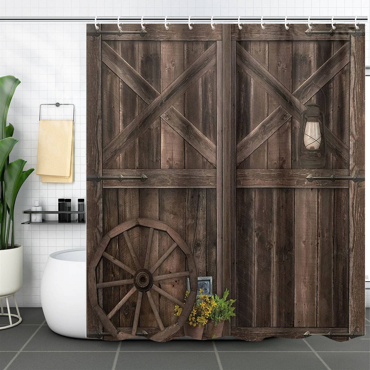 DIGITAL PRINTING WATERPROOF SHOWER CURTAIN