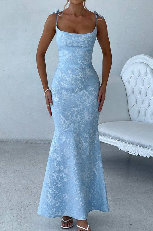 CWDHL0876_ELEGANT HIP-HUGGING SLING EVENING DRESS