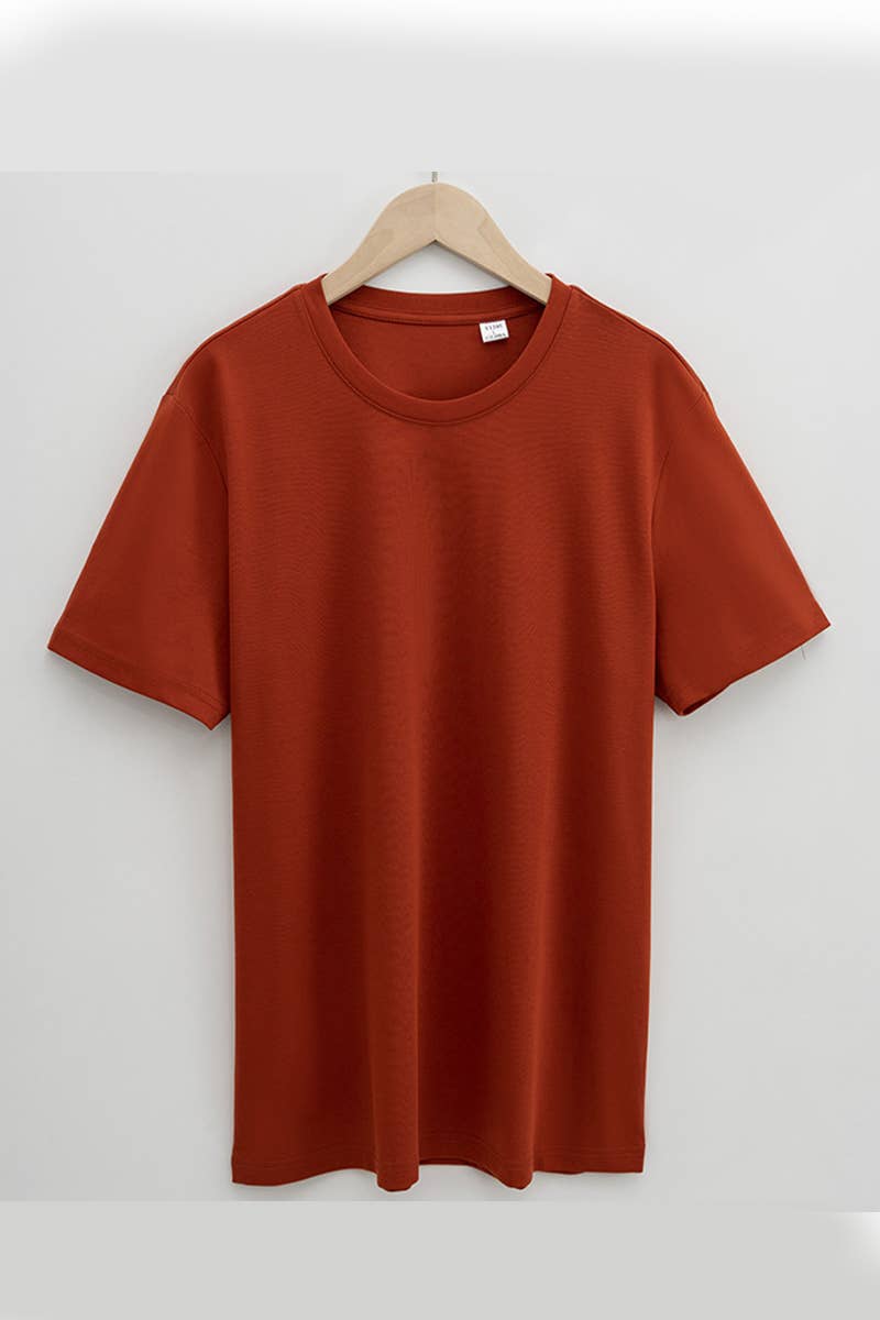 CWTBLS1784_MEN'S HIGH-END ROUND NECK SHORT SLEEVED T-SHIRT