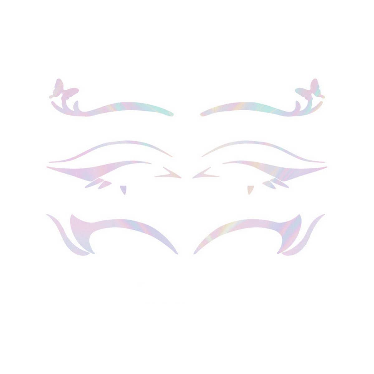 3D Laser Eye Makeup Tattoo Stickers Waterproof_CWMM8358